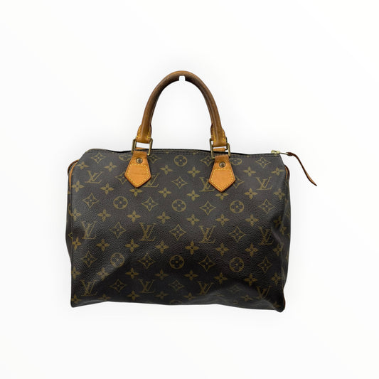 Louis Vuitton Monogram Canvas Speedy 30 Handbag
