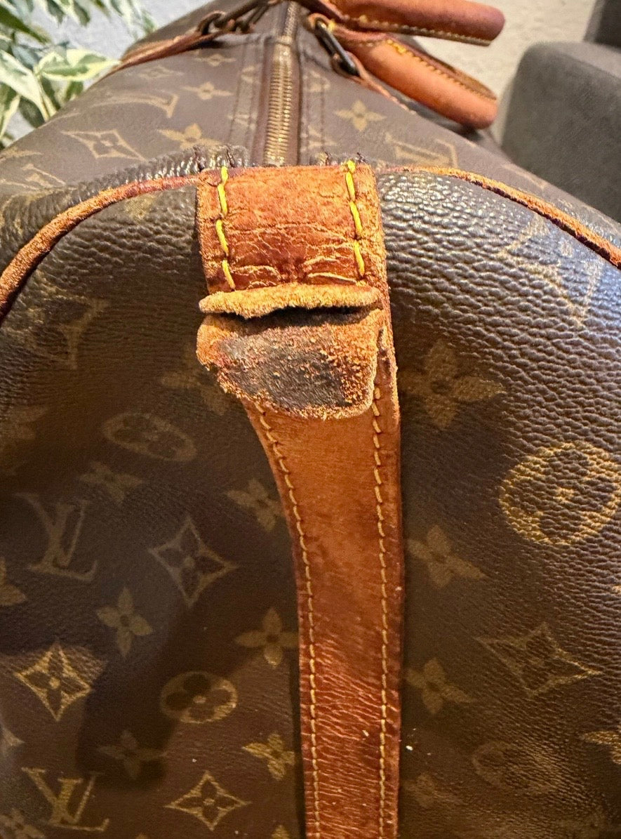 Louis Vuitton Monogram Canvas Keepall 55 Travel Bag