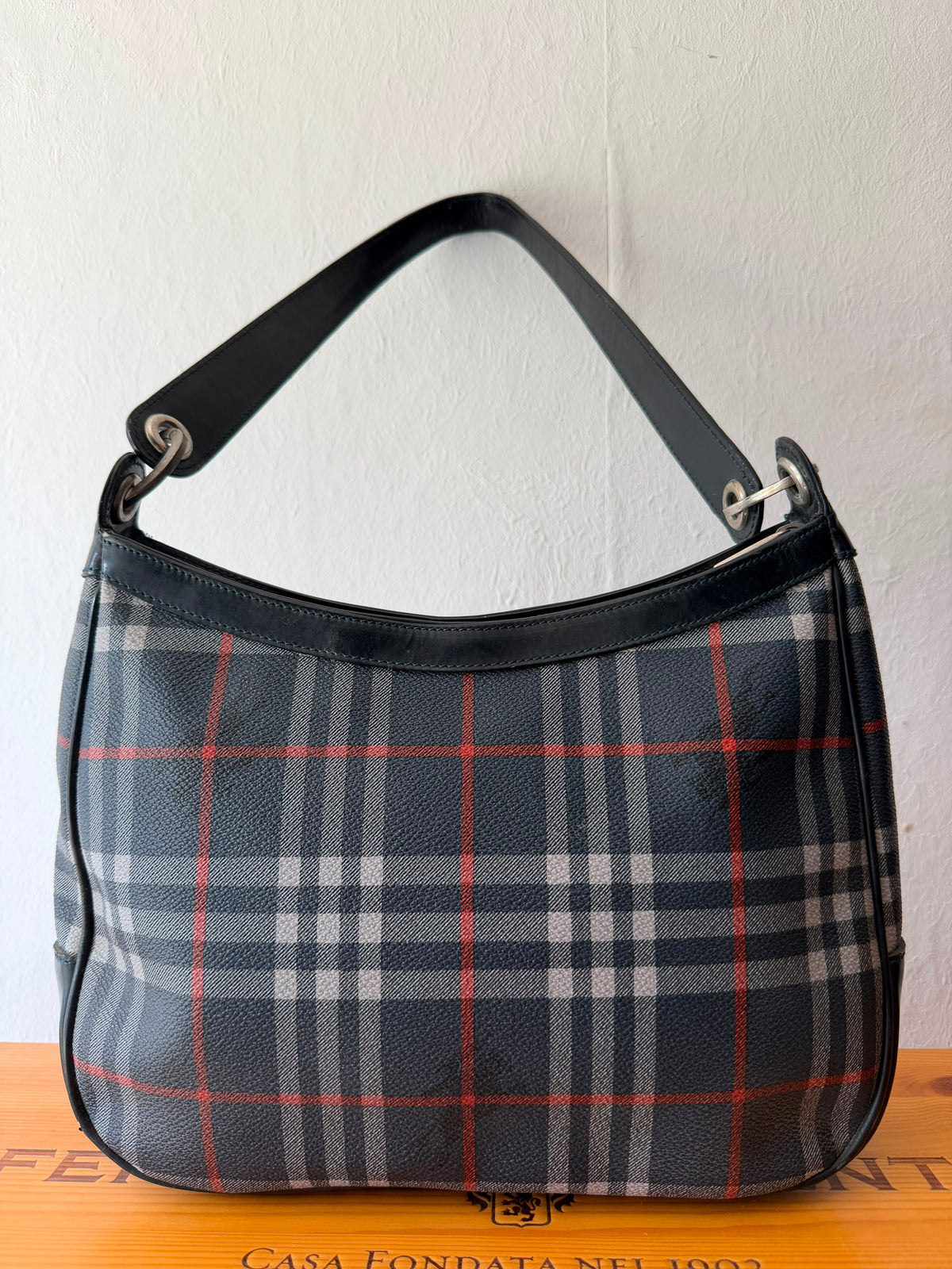 Burberry Leder Handtasche