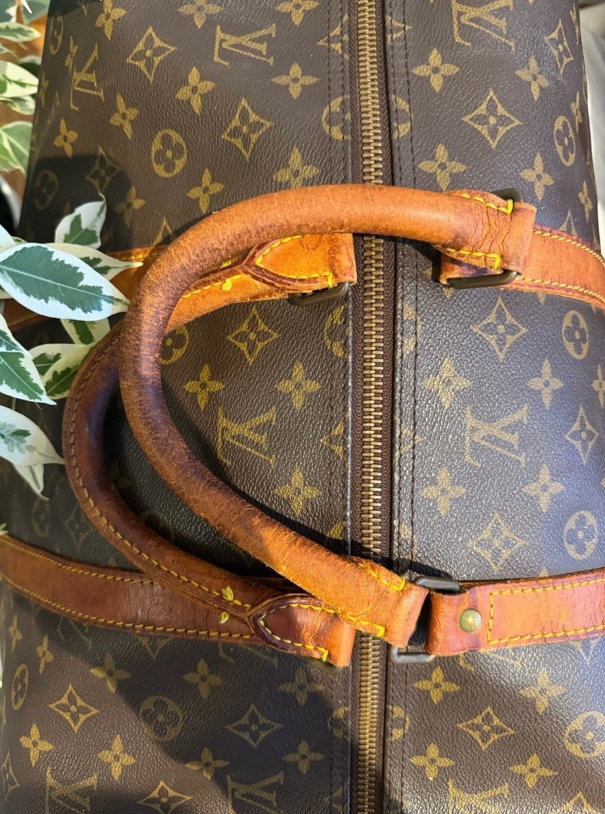 Louis Vuitton Monogram Canvas Keepall 55 Travel Bag